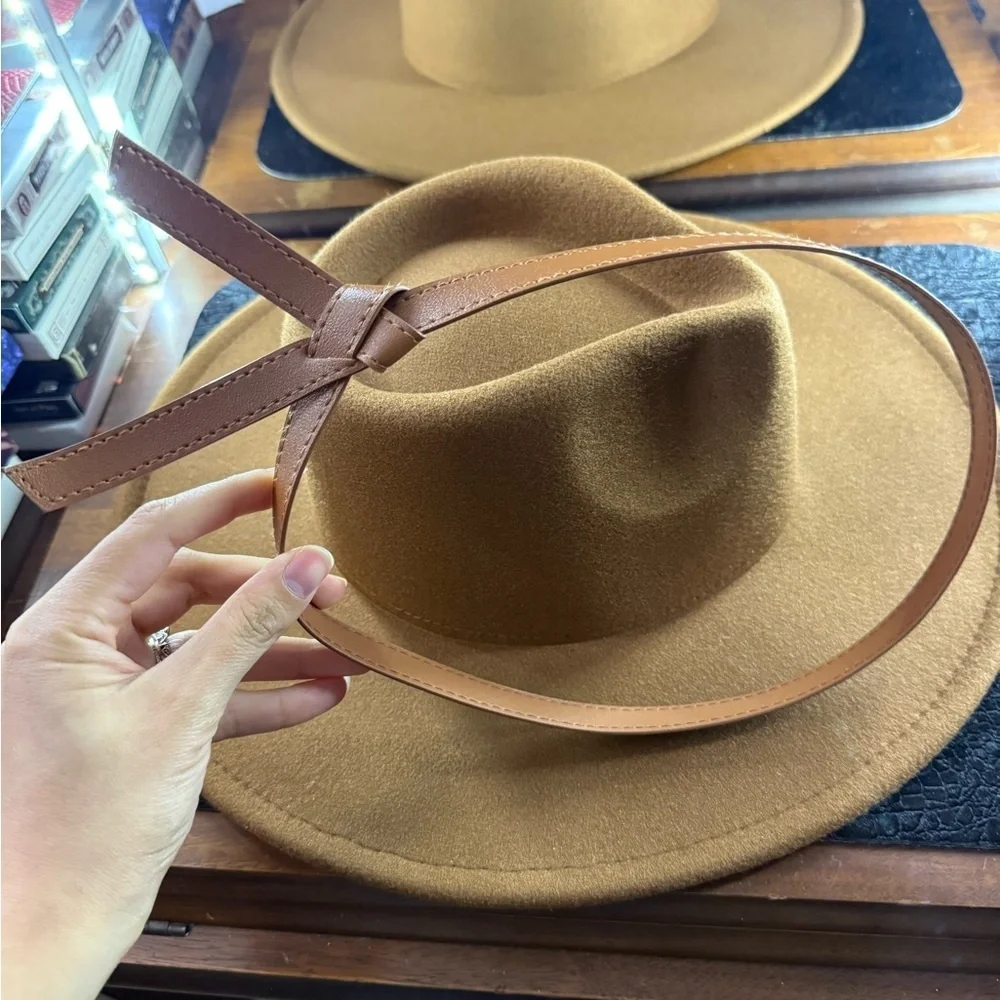 Stylish Brown Wide Brim Bolero Hat - Picture 5 of 5